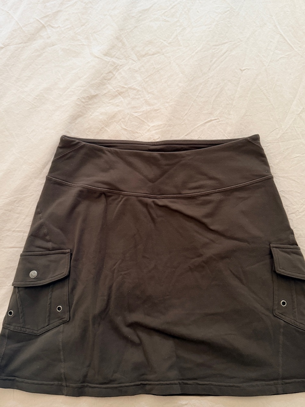 Athleta Black Mini Skirt with Cargo Pockets